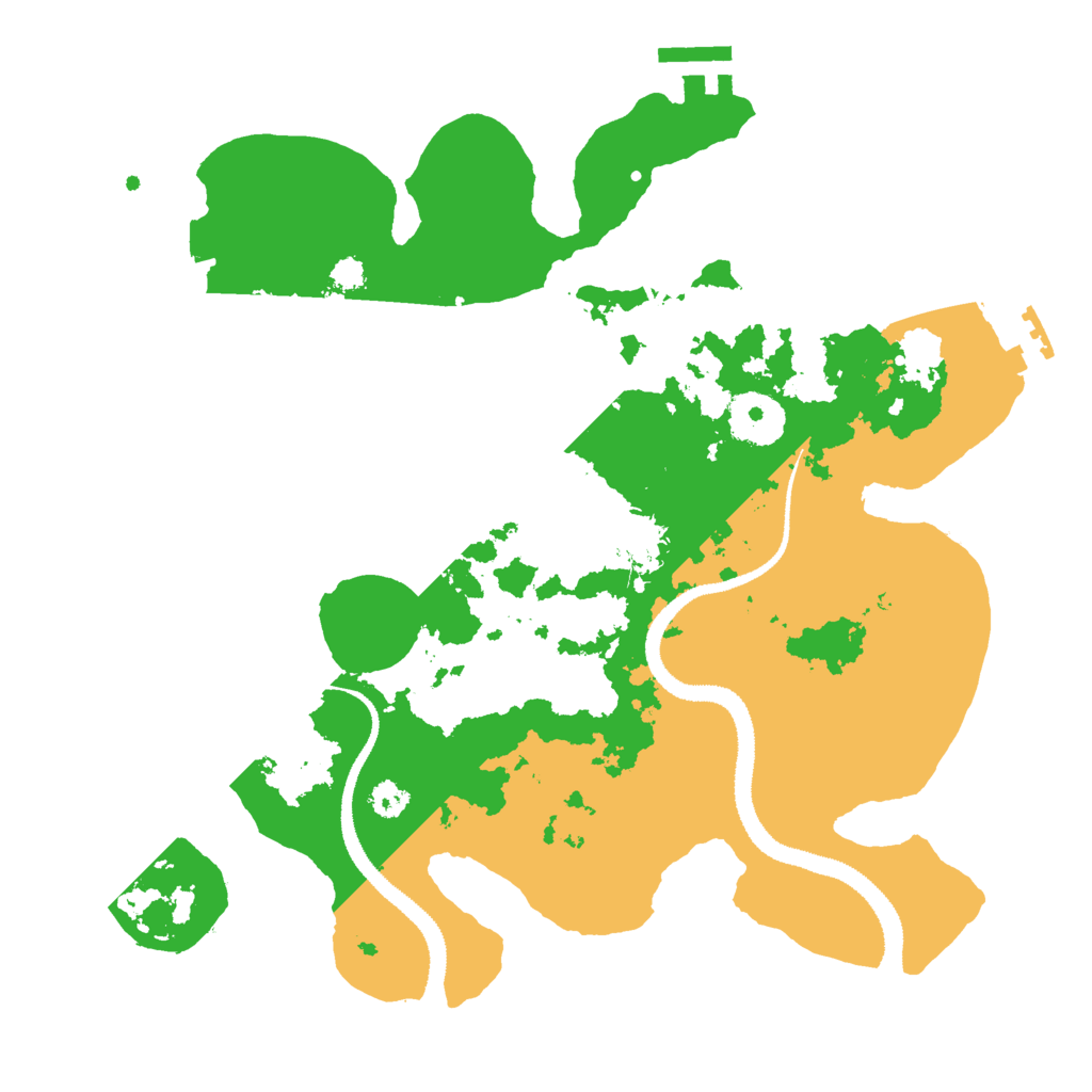 Biome Rust Map: Procedural Map, Size: 3000, Seed: 943951676