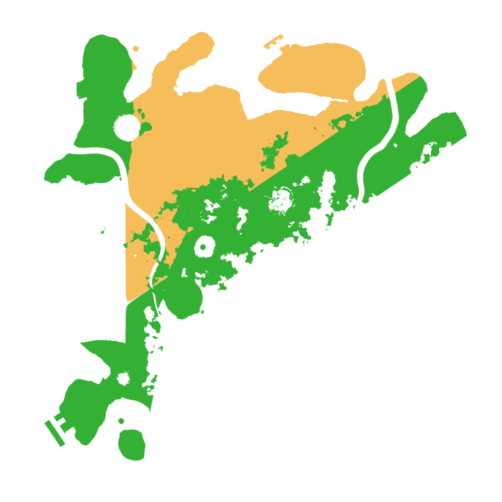 Biome Rust Map: Procedural Map, Size: 3500, Seed: 1765120493