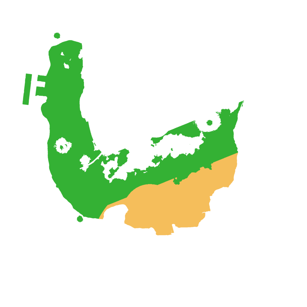 Biome Rust Map: Procedural Map, Size: 2000, Seed: 8033745