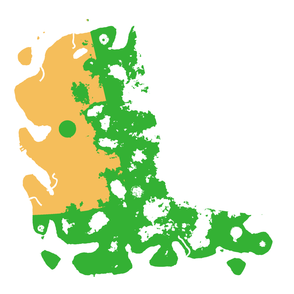 Biome Rust Map: Procedural Map, Size: 4500, Seed: 20211108