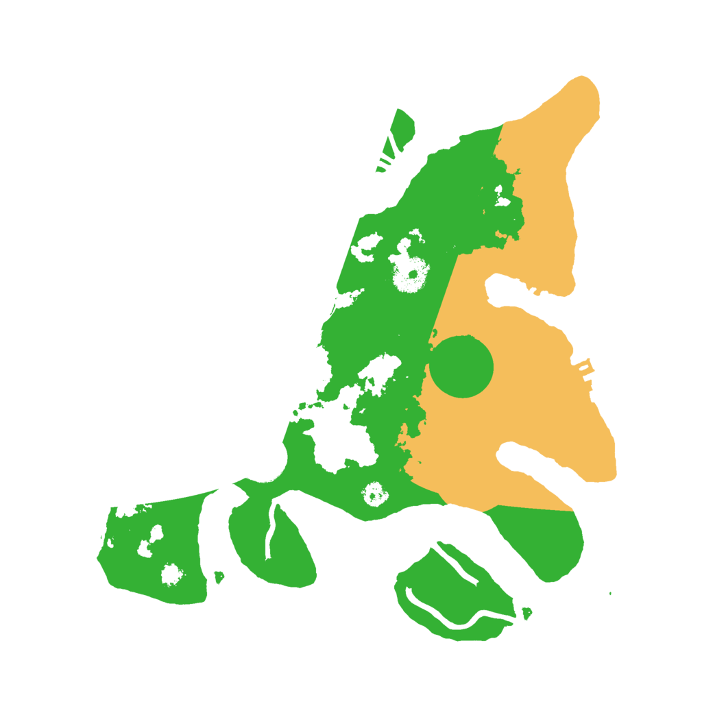 Biome Rust Map: Procedural Map, Size: 3000, Seed: 445221