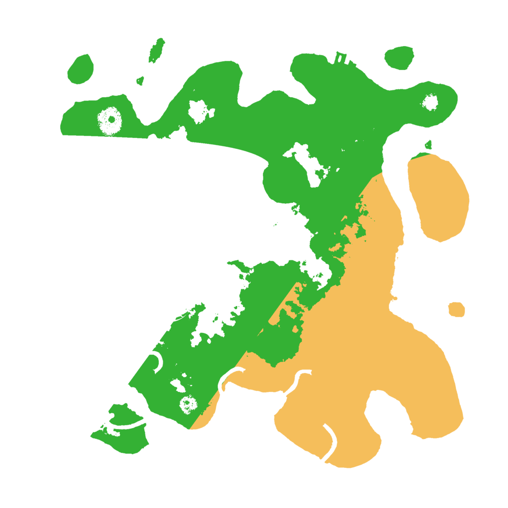 Biome Rust Map: Procedural Map, Size: 3000, Seed: 629066
