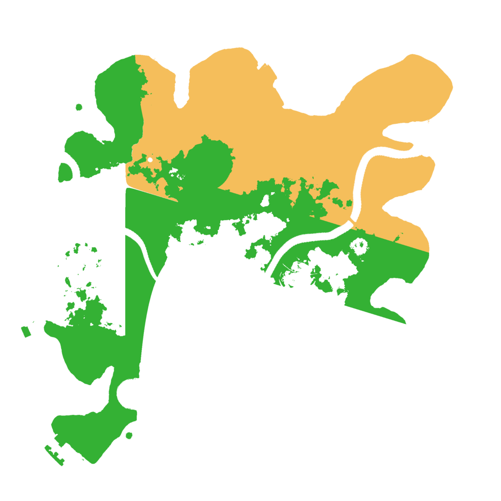Biome Rust Map: Procedural Map, Size: 3000, Seed: 992360