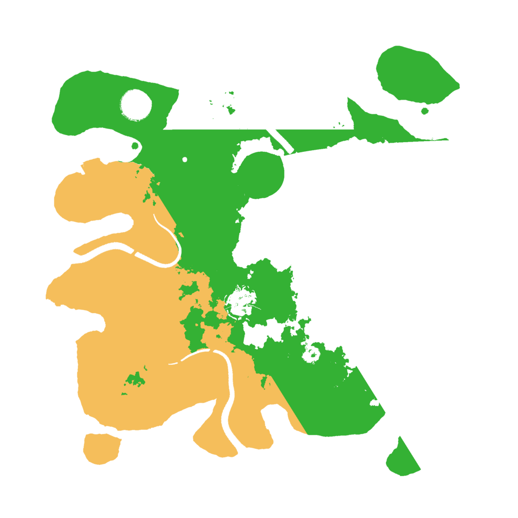Biome Rust Map: Procedural Map, Size: 3000, Seed: 890397