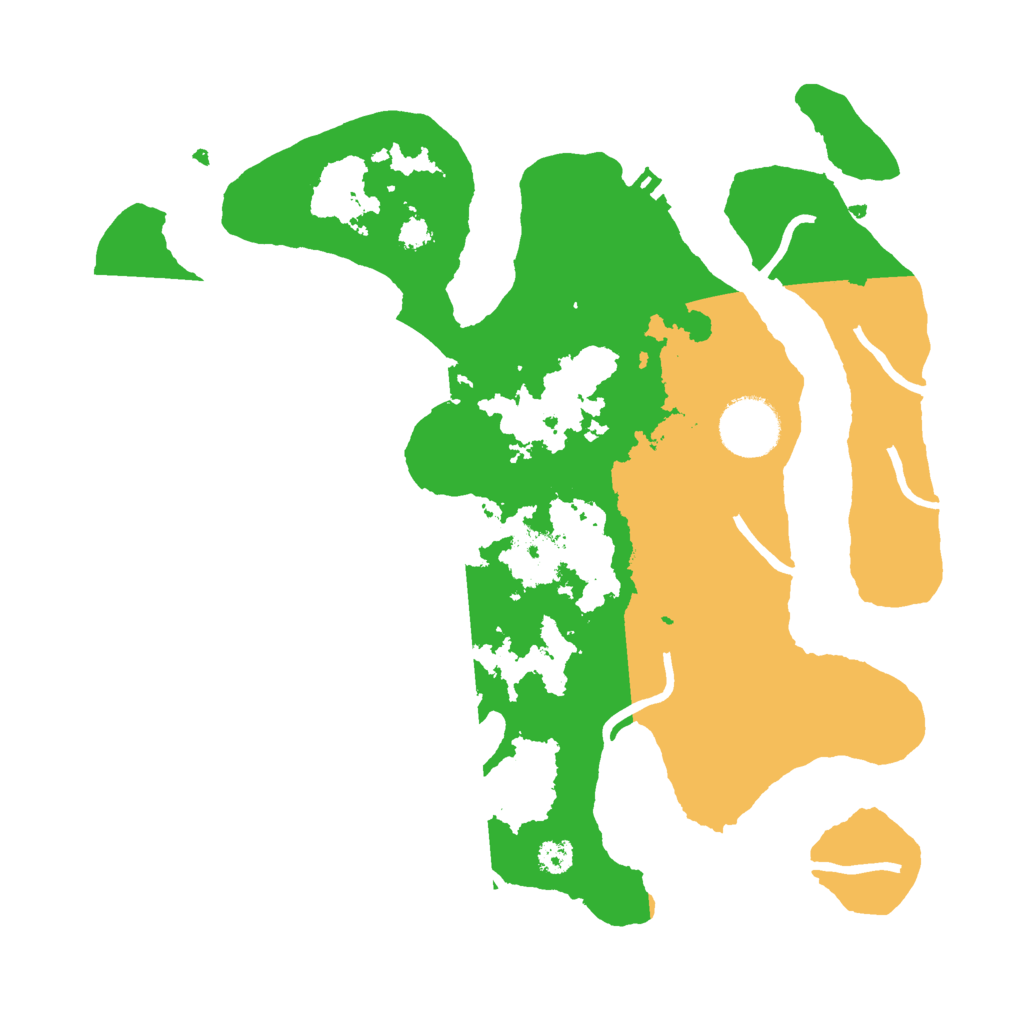 Biome Rust Map: Procedural Map, Size: 3000, Seed: 967723