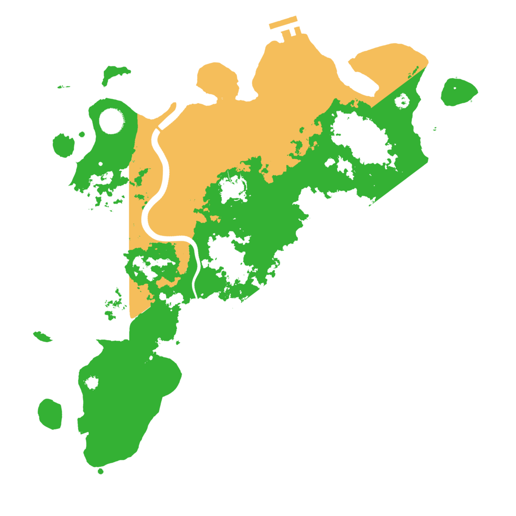 Biome Rust Map: Procedural Map, Size: 3650, Seed: 1521126724