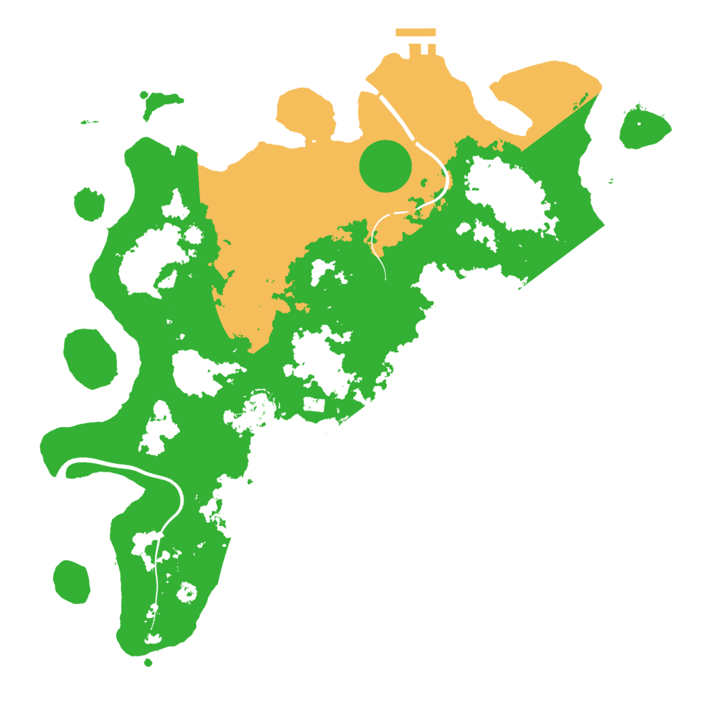 Biome Rust Map: Procedural Map, Size: 3650, Seed: 1521126724