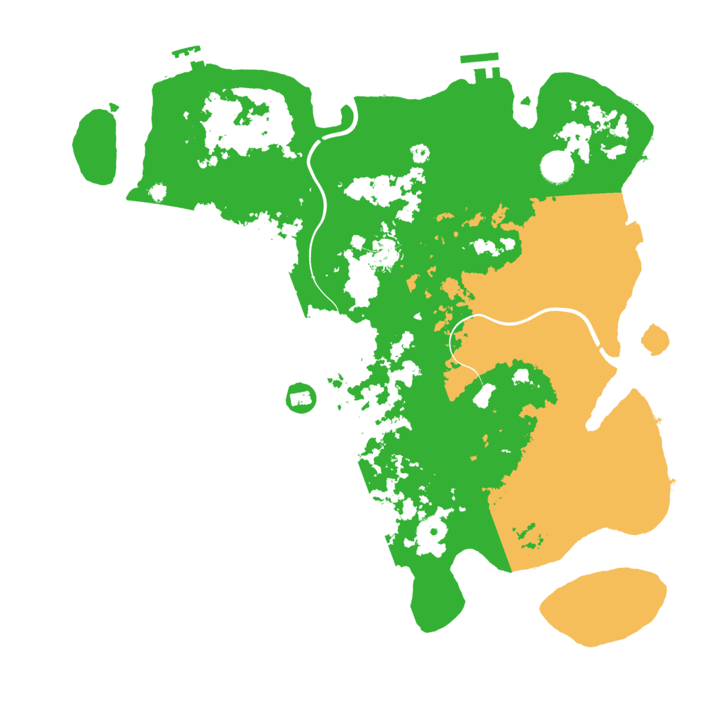 Biome Rust Map: Procedural Map, Size: 3800, Seed: 124746279