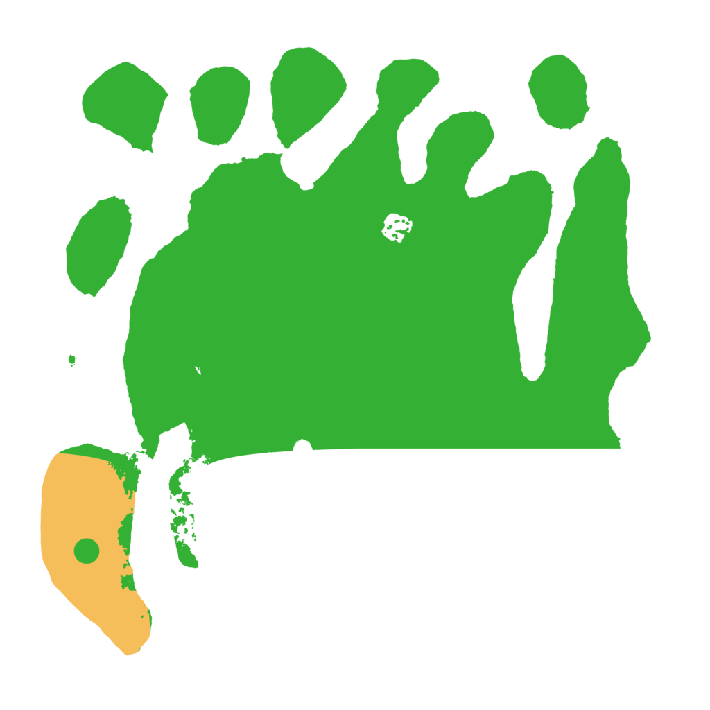 Biome Rust Map: Barren, Size: 3700, Seed: 241261719