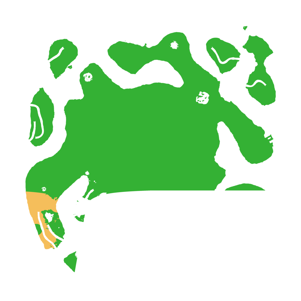 Biome Rust Map: Procedural Map, Size: 3500, Seed: 16762004