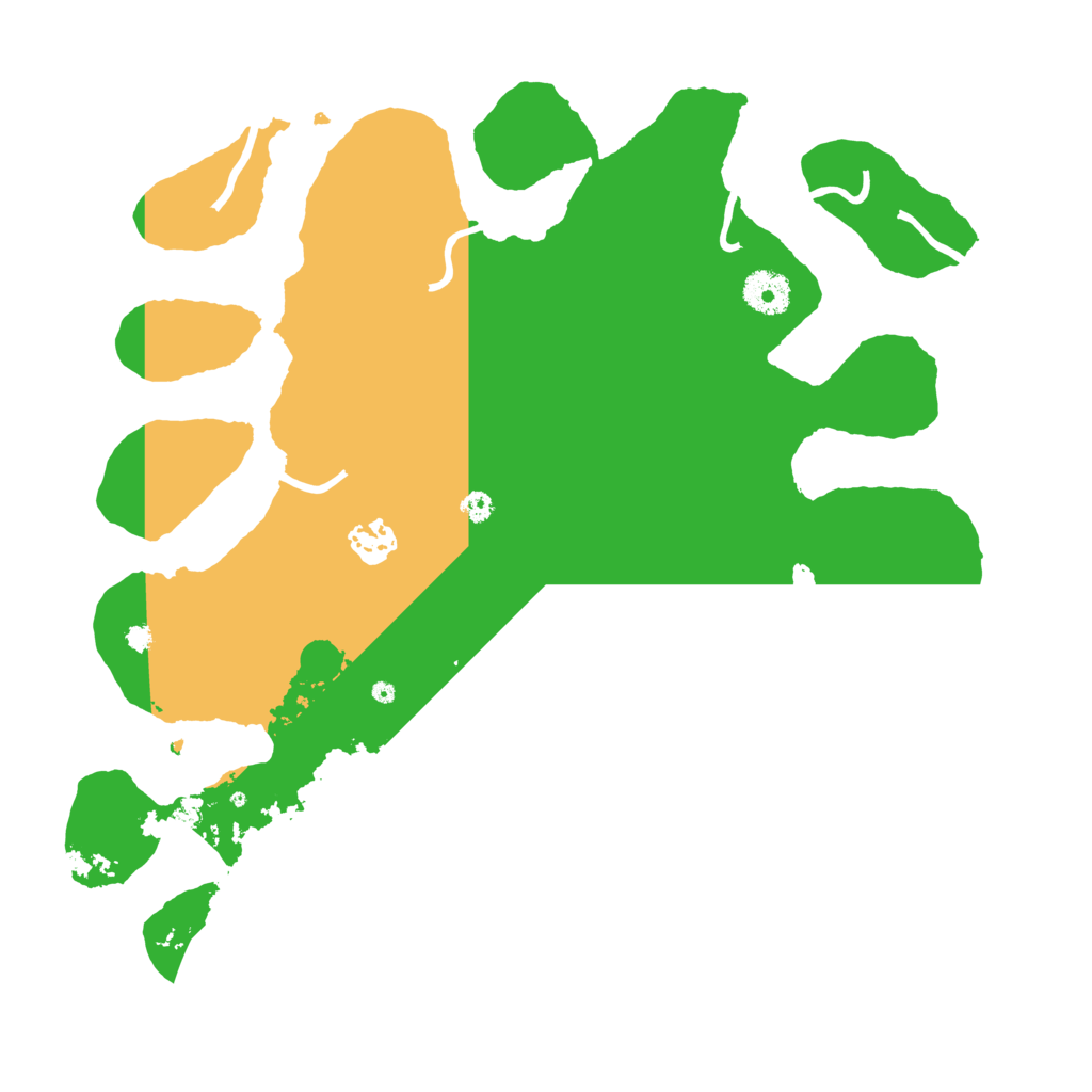 Biome Rust Map: Procedural Map, Size: 3600, Seed: 21212121