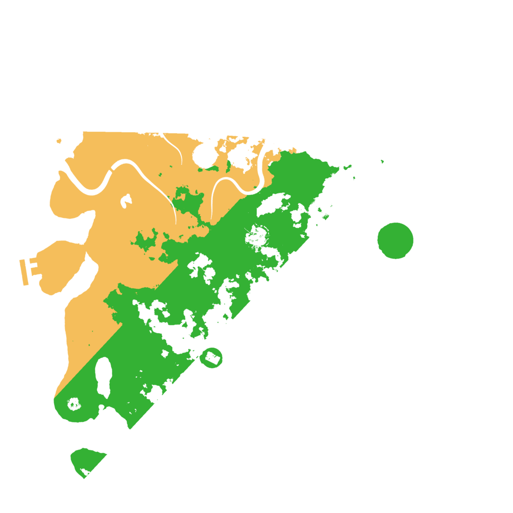 Biome Rust Map: Procedural Map, Size: 4000, Seed: 1981