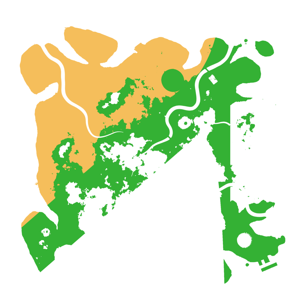 Biome Rust Map: Procedural Map, Size: 3700, Seed: 1794194936