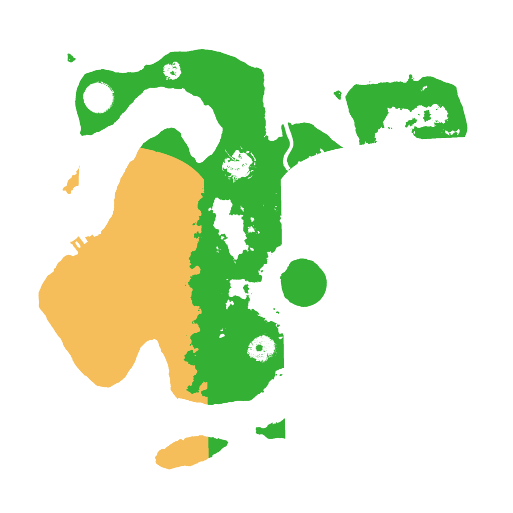 Biome Rust Map: Procedural Map, Size: 3000, Seed: 34549050