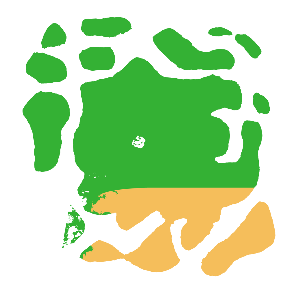 Biome Rust Map: Barren, Size: 3600, Seed: 840132