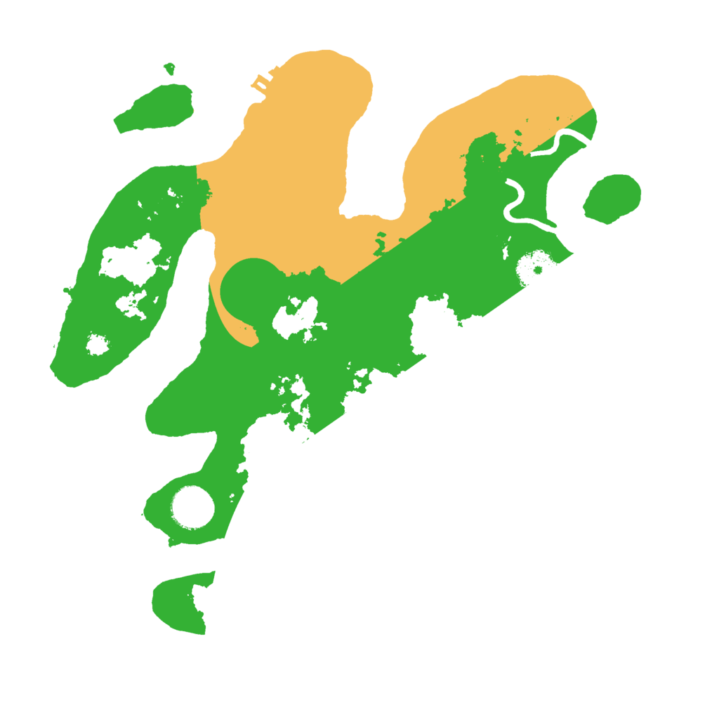 Biome Rust Map: Procedural Map, Size: 3000, Seed: 656665