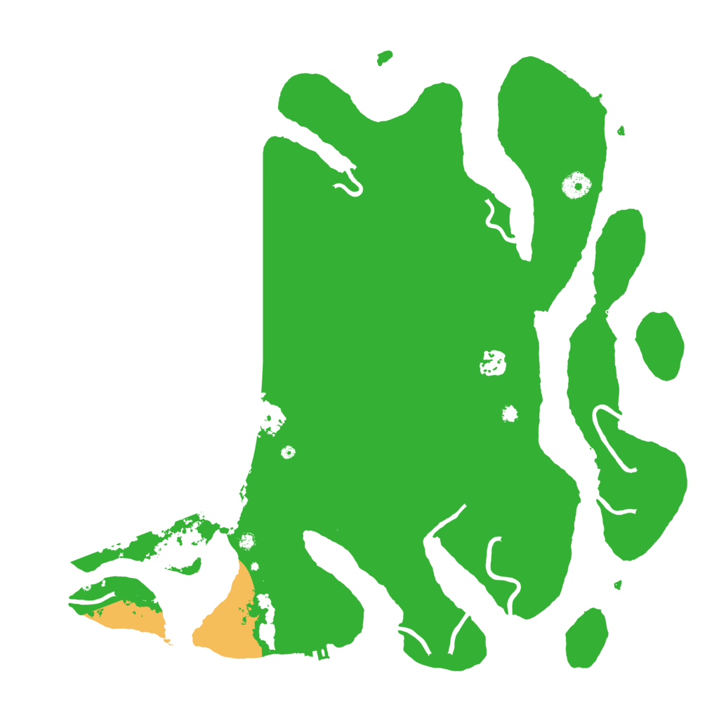 Biome Rust Map: Procedural Map, Size: 4000, Seed: 12345255