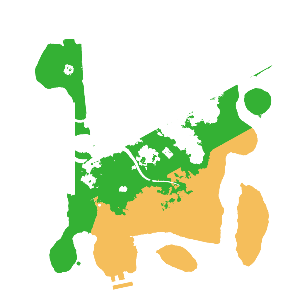 Biome Rust Map: Procedural Map, Size: 3000, Seed: 329618