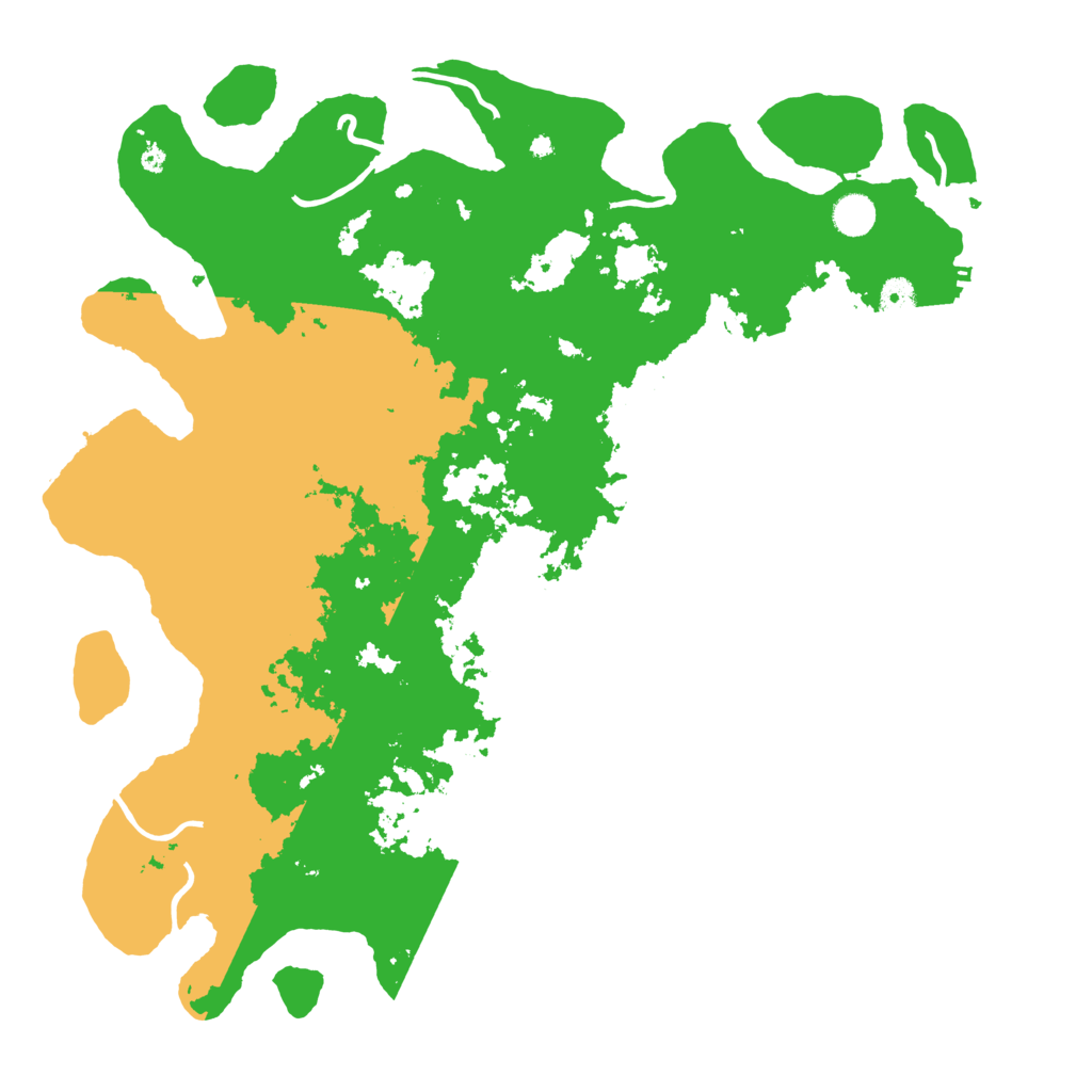 Biome Rust Map: Procedural Map, Size: 4500, Seed: 2055340385