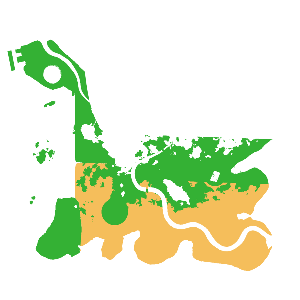 Biome Rust Map: Procedural Map, Size: 3000, Seed: 369776