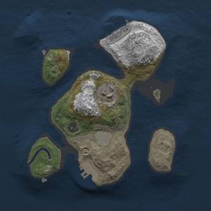 Thumbnail Rust Map: Procedural Map, Size: 2100, Seed: 1, 8 Monuments