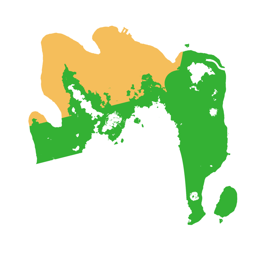 Biome Rust Map: Procedural Map, Size: 3000, Seed: 769866