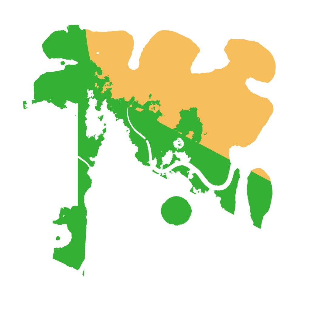 Biome Rust Map: Procedural Map, Size: 3000, Seed: 509365