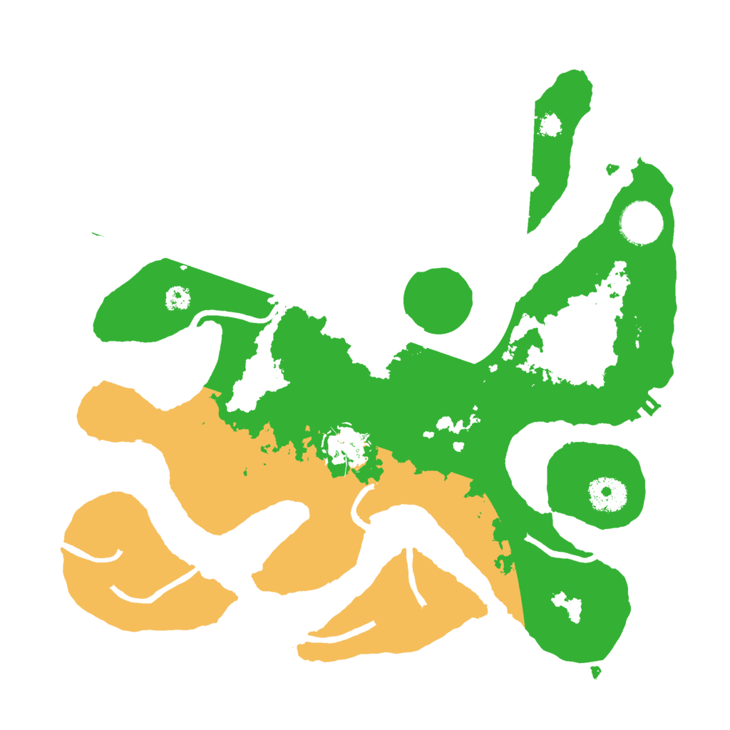 Biome Rust Map: Procedural Map, Size: 3000, Seed: 5426549