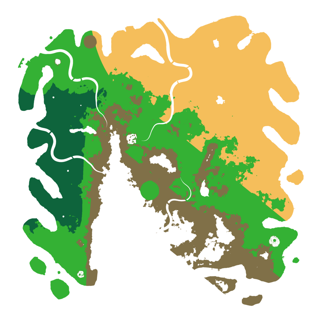 Biome Rust Map: Procedural Map, Size: 4500, Seed: 365668714