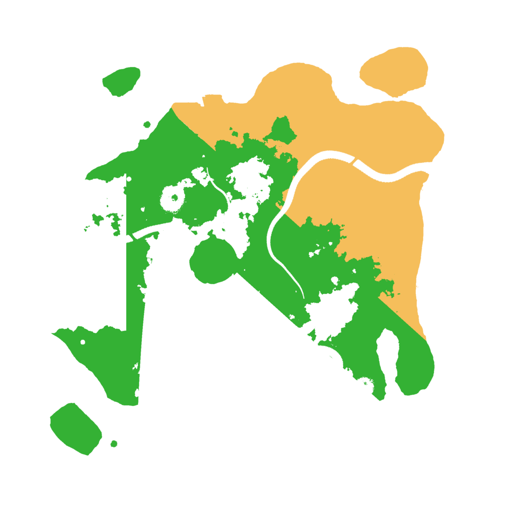 Biome Rust Map: Procedural Map, Size: 3000, Seed: 24521