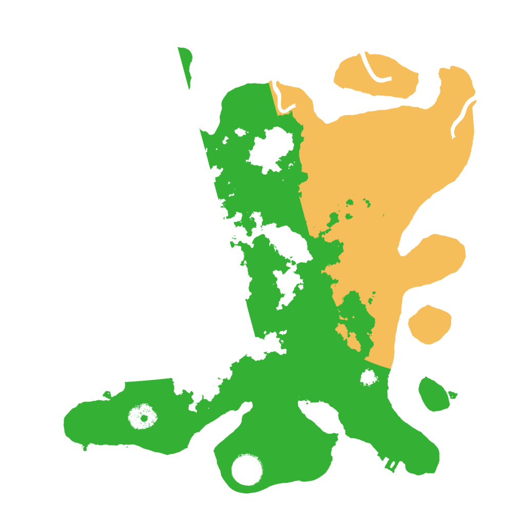 Biome Rust Map: Procedural Map, Size: 3000, Seed: 140