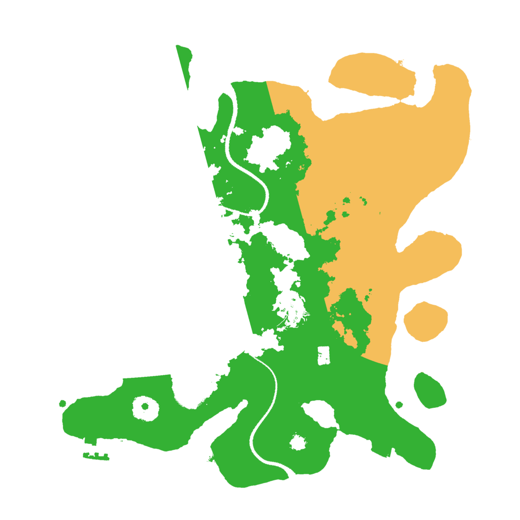 Biome Rust Map: Procedural Map, Size: 3000, Seed: 140