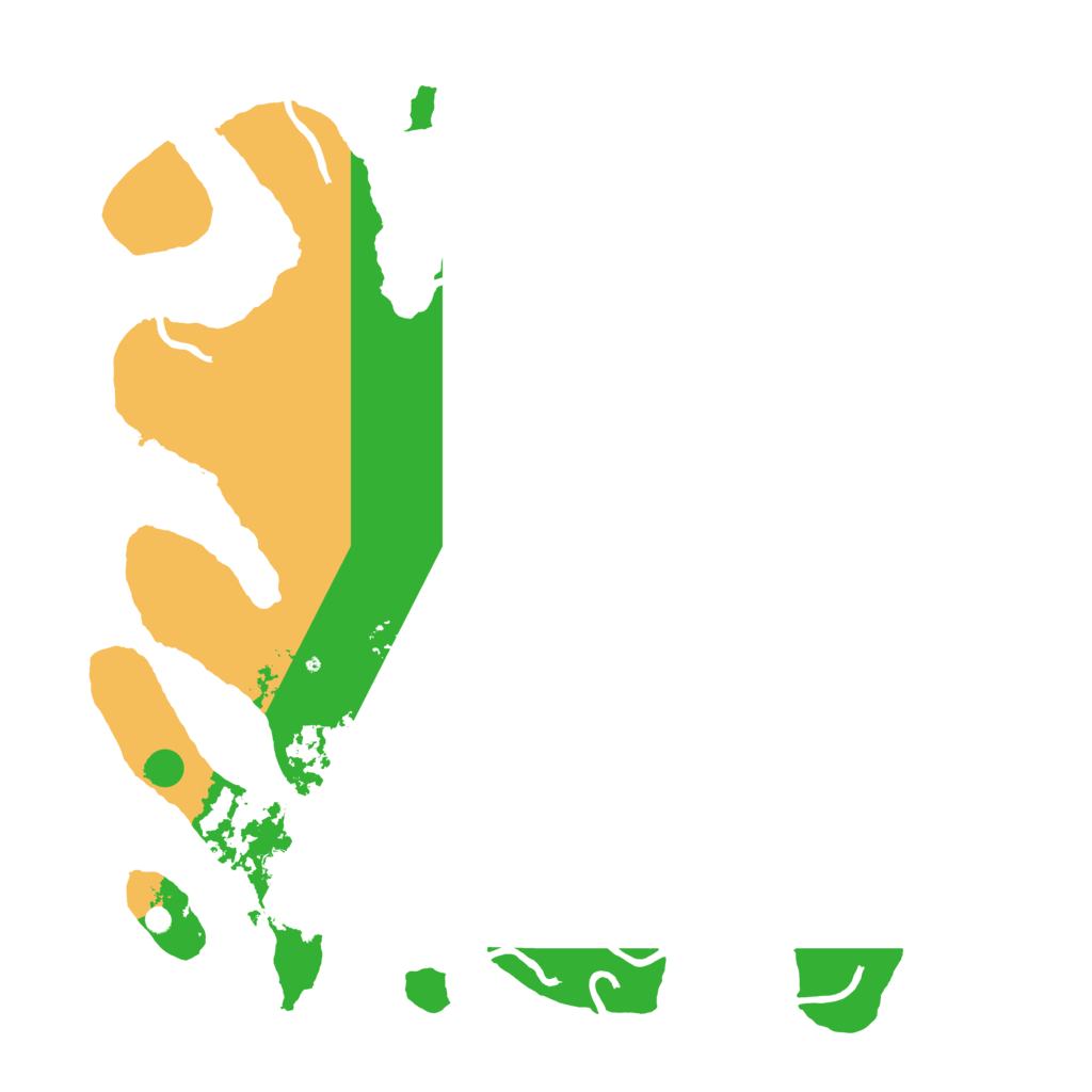 Biome Rust Map: Procedural Map, Size: 3800, Seed: 744446