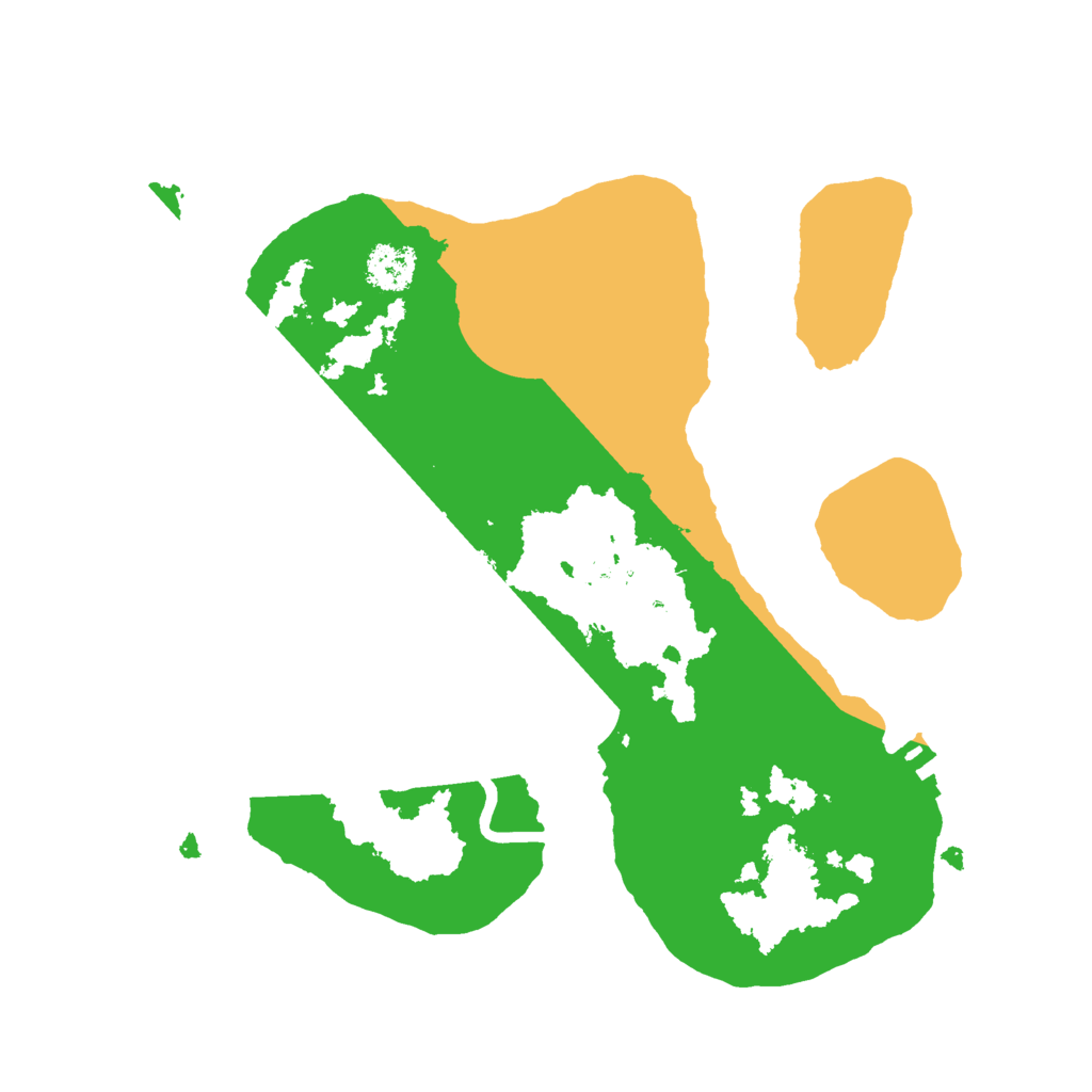 Biome Rust Map: Procedural Map, Size: 2300, Seed: 45370353