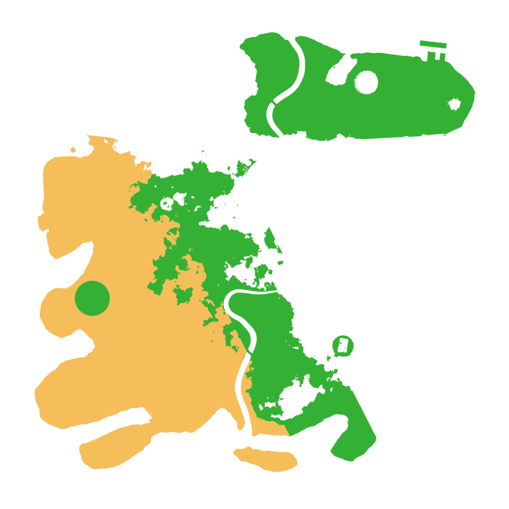 Biome Rust Map: Procedural Map, Size: 3850, Seed: 709194854