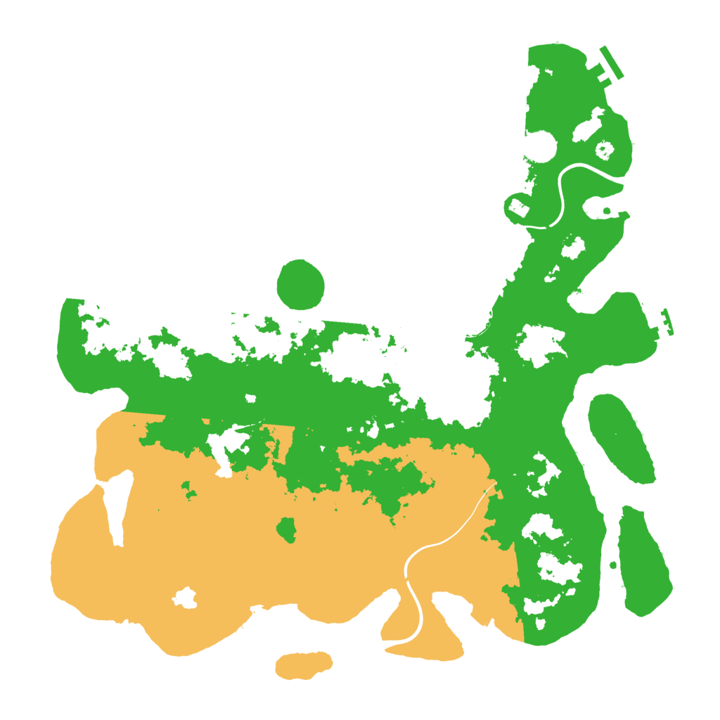 Biome Rust Map: Procedural Map, Size: 4000, Seed: 299126198