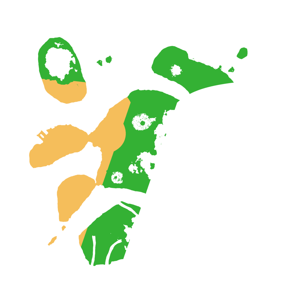 Biome Rust Map: Procedural Map, Size: 2500, Seed: 1440