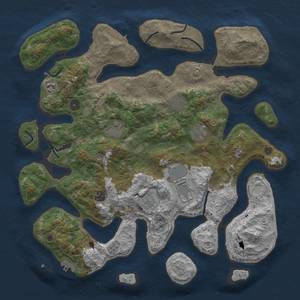 Thumbnail Rust Map: Procedural Map, Size: 4250, Seed: 945222, 16 Monuments