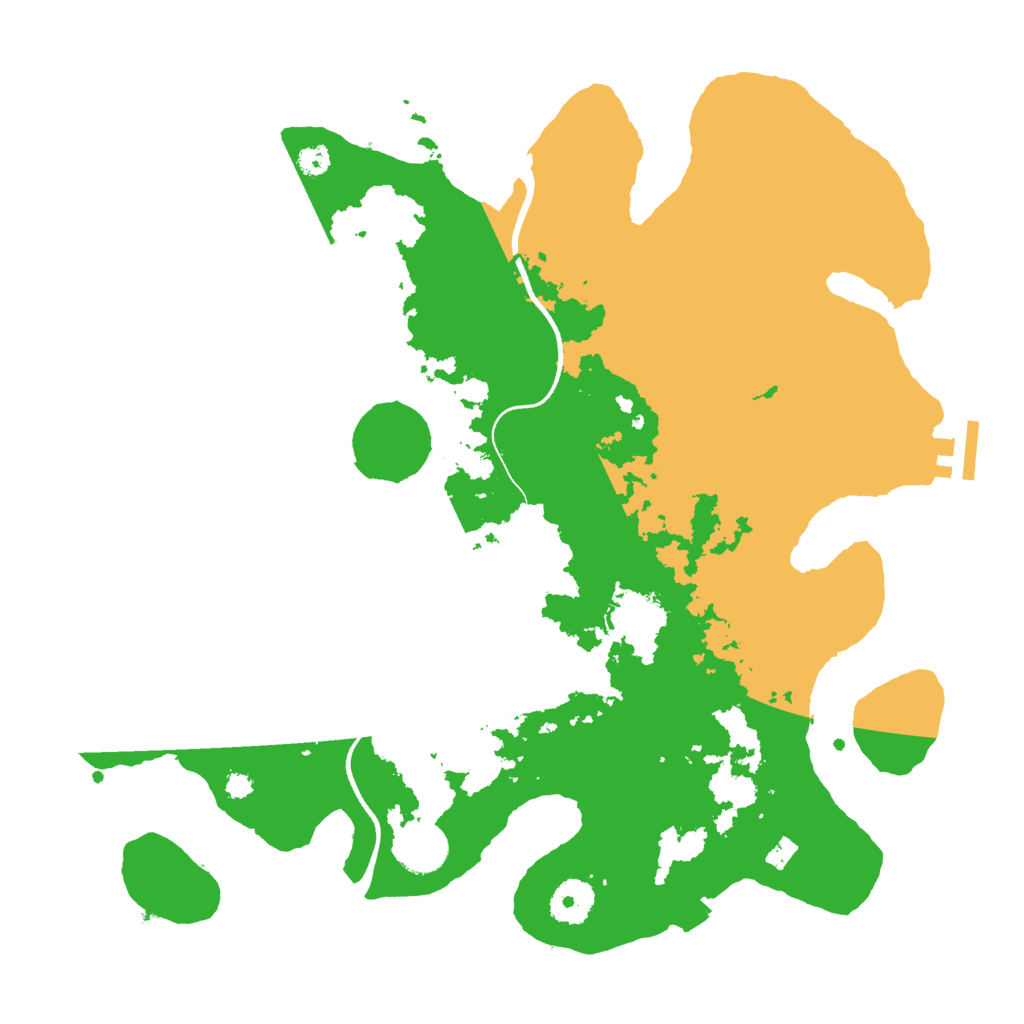 Biome Rust Map: Procedural Map, Size: 3500, Seed: 1735182329