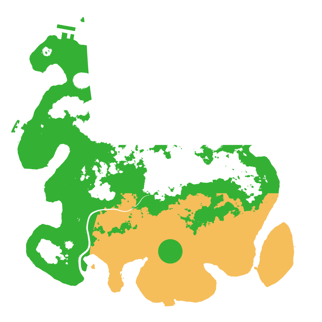 Biome Rust Map: Procedural Map, Size: 3500, Seed: 81980808