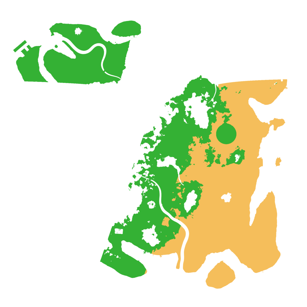 Biome Rust Map: Procedural Map, Size: 4000, Seed: 535235352