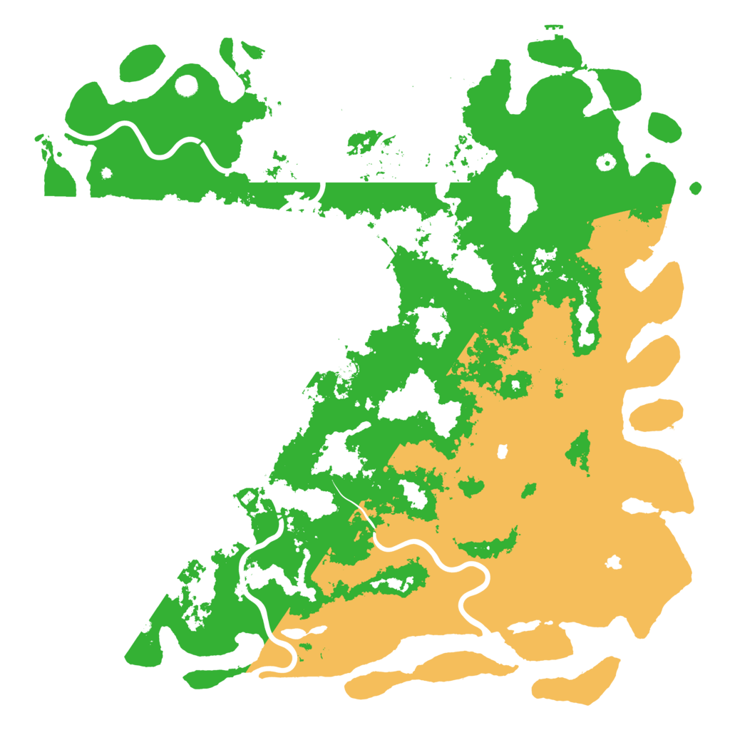 Biome Rust Map: Procedural Map, Size: 6000, Seed: 804297704