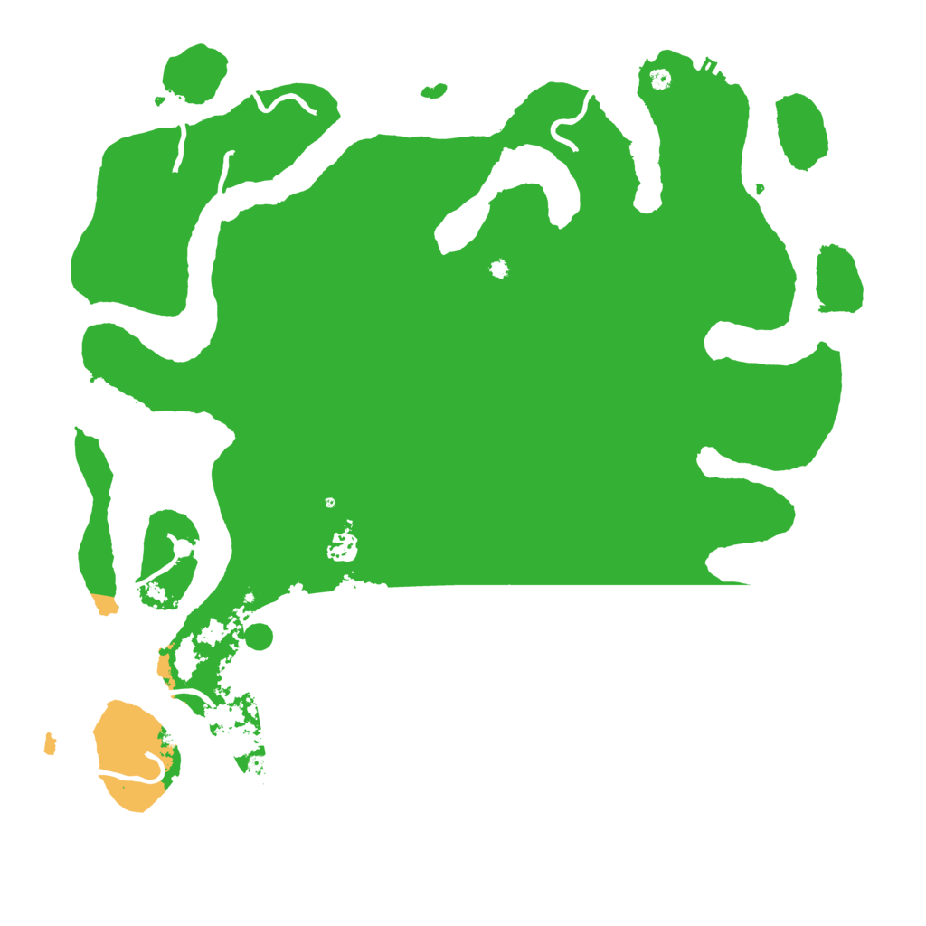 Biome Rust Map: Procedural Map, Size: 4500, Seed: 88823435