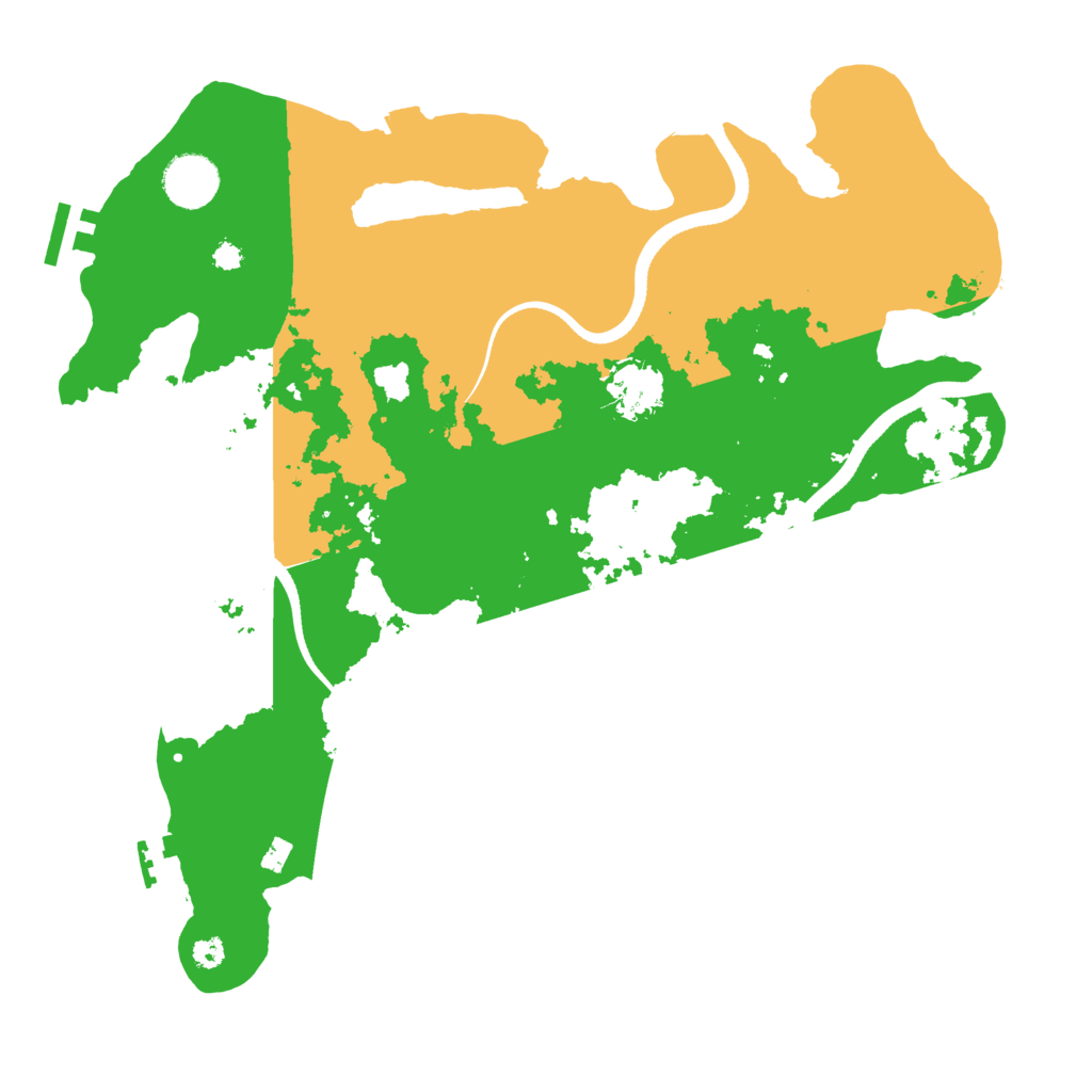 Biome Rust Map: Procedural Map, Size: 3500, Seed: 1651125294