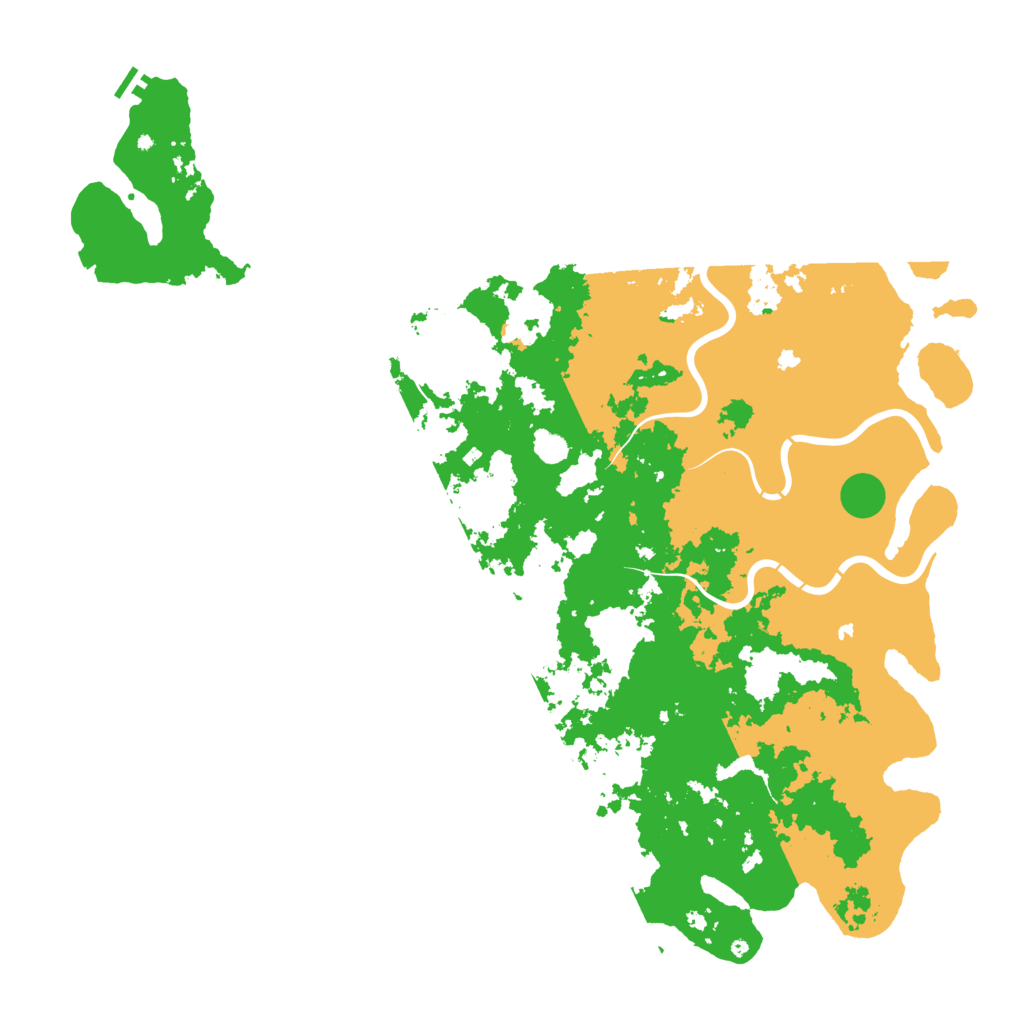 Biome Rust Map: Procedural Map, Size: 6000, Seed: 46123465