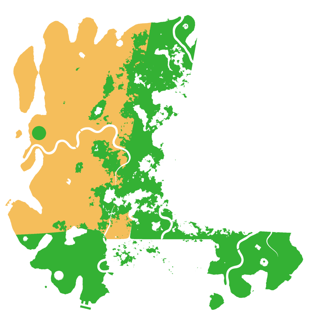 Biome Rust Map: Procedural Map, Size: 6000, Seed: 1668656087