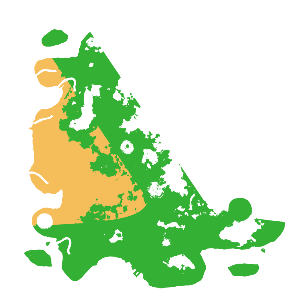 Biome Rust Map: Procedural Map, Size: 3500, Seed: 7863