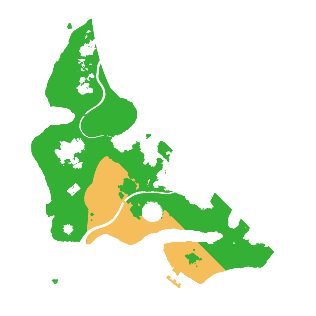 Biome Rust Map: Procedural Map, Size: 2800, Seed: 35