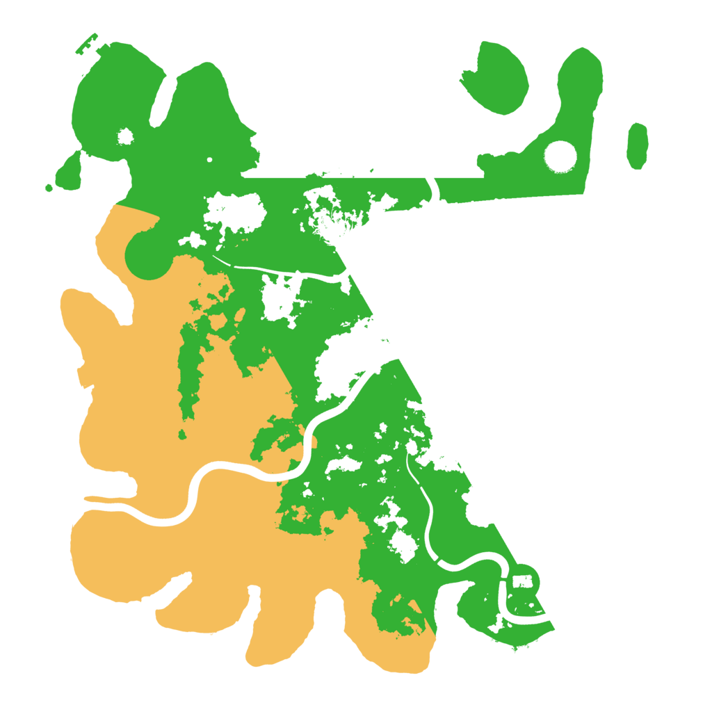 Biome Rust Map: Procedural Map, Size: 3900, Seed: 420