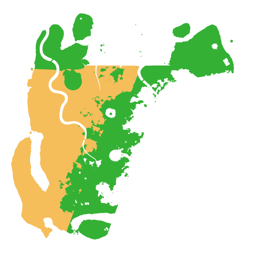 Biome Rust Map: Procedural Map, Size: 3950, Seed: 751623253